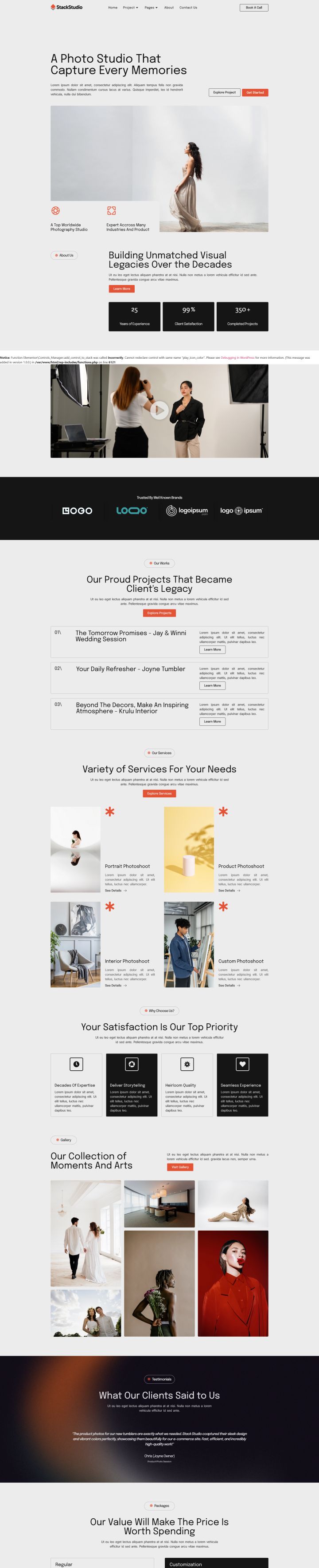 Шаблон ThemeForest StackStudio WordPress шаблон ThemeForest StackStudio