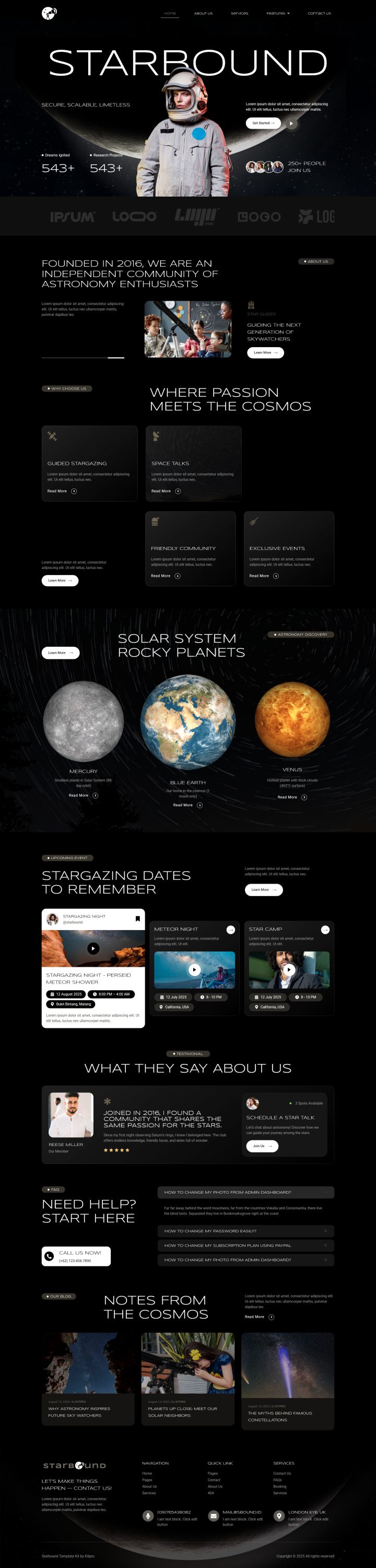 Шаблон ThemeForest Starbound WordPress шаблон ThemeForest Starbound