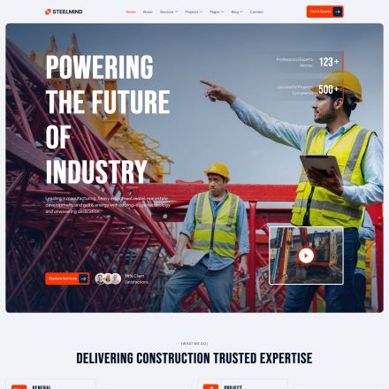 ThemeForest Steelmind