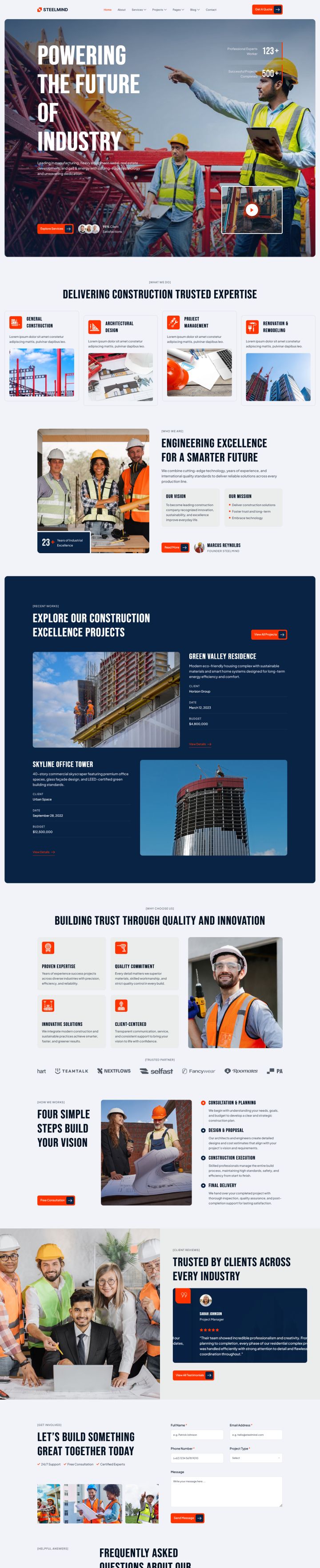 Шаблон ThemeForest Steelmind WordPress шаблон ThemeForest Steelmind