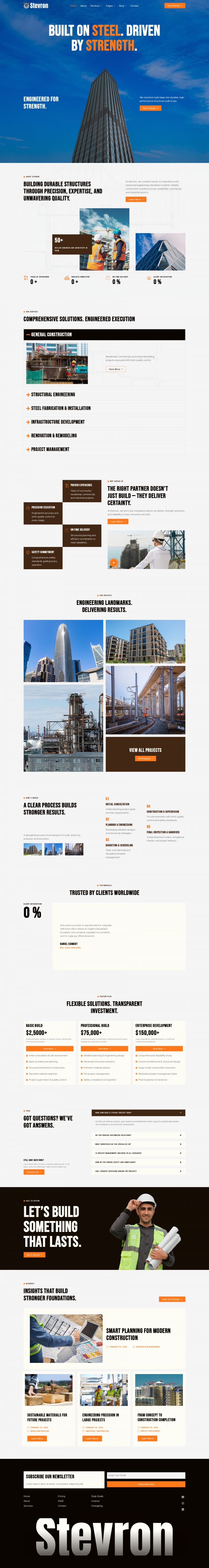 WordPress шаблон ThemeForest Stevron