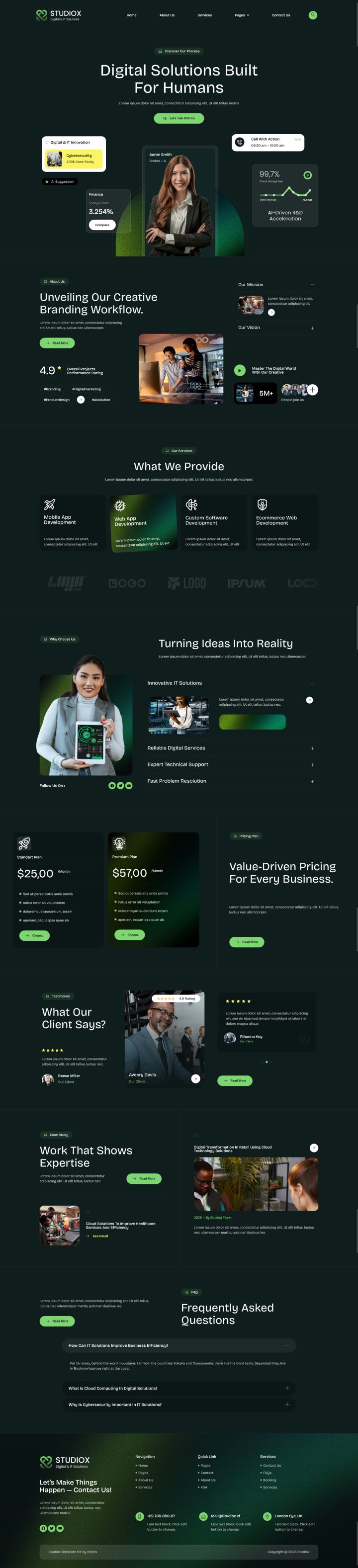 WordPress шаблон ThemeForest Studiox
