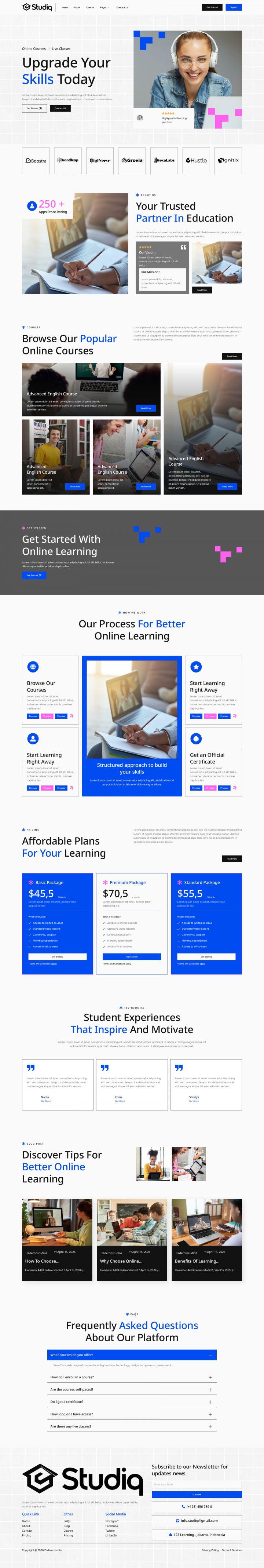 WordPress шаблон ThemeForest Studiq