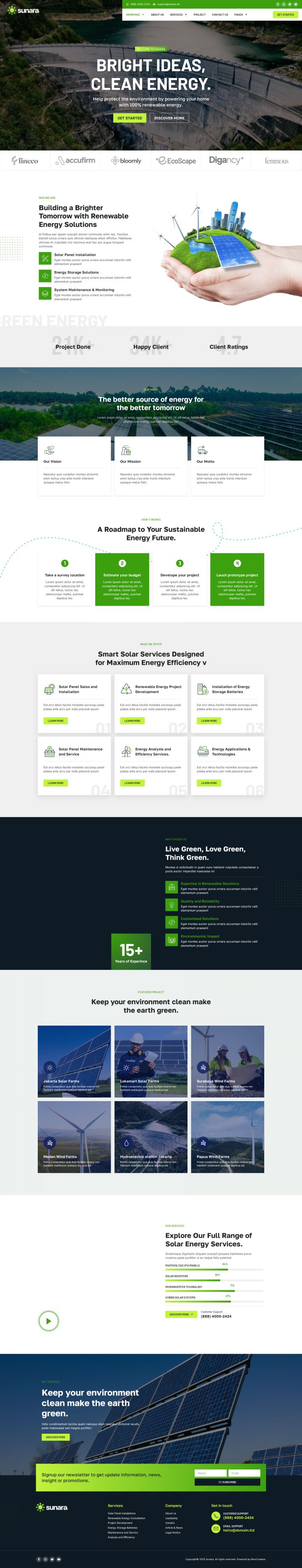 WordPress шаблон ThemeForest Sunara