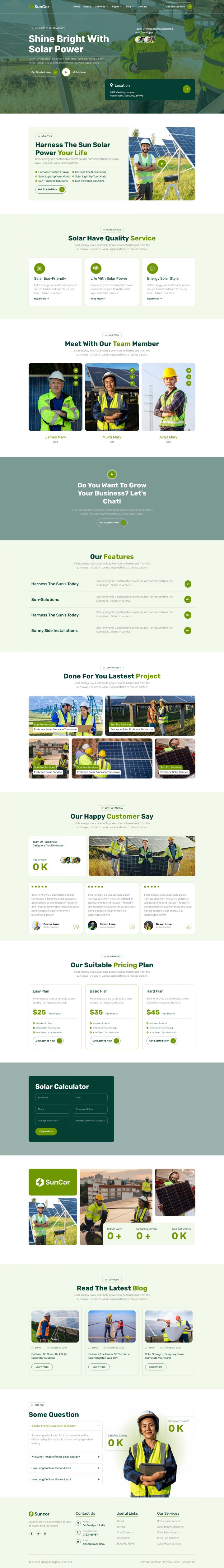 WordPress шаблон ThemeForest Suncor