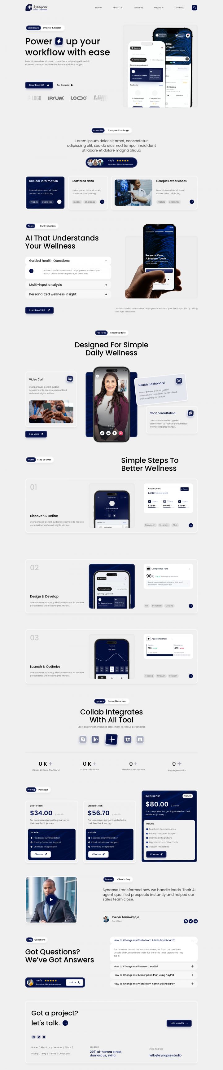 Шаблон ThemeForest Synapse WordPress шаблон ThemeForest Synapse