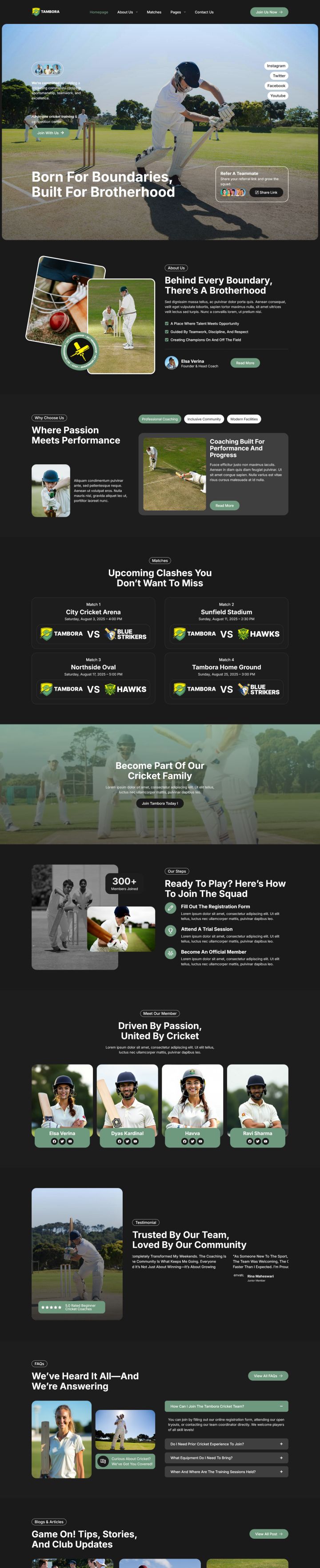 WordPress шаблон ThemeForest Tambora