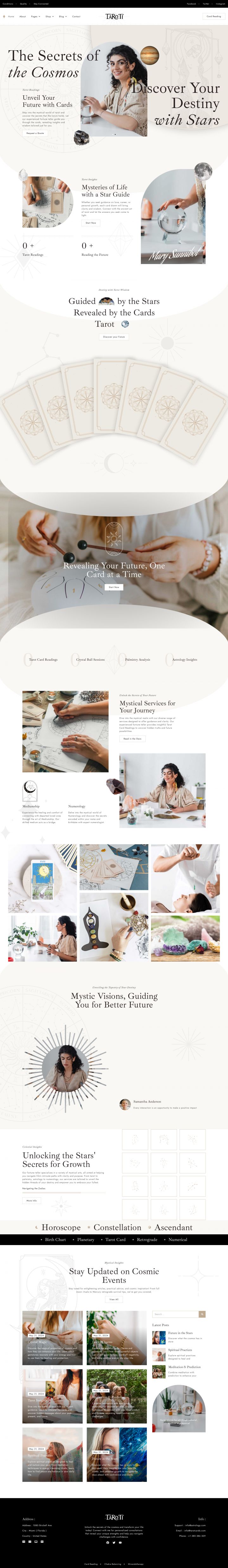 WordPress шаблон ThemeForest Taroti