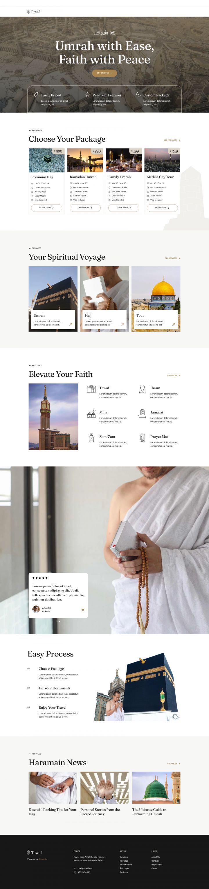 WordPress шаблон ThemeForest Tawaf