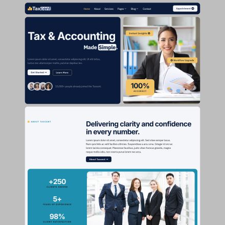 ThemeForest Taxcent