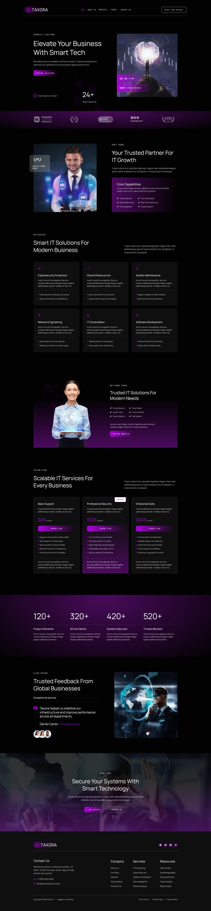 Шаблон ThemeForest Taxora WordPress шаблон ThemeForest Taxora