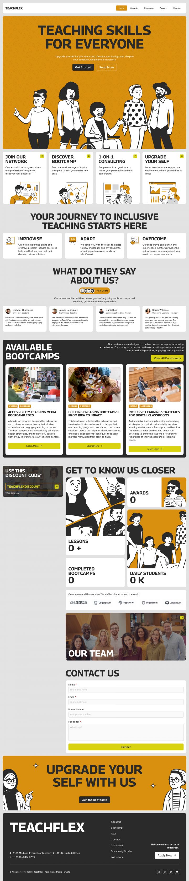 Шаблон ThemeForest Teachflex WordPress шаблон ThemeForest Teachflex