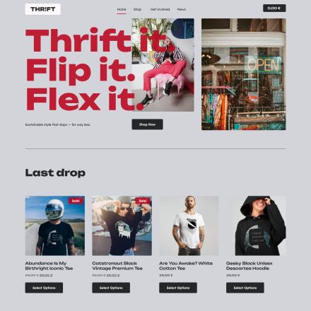 ThemeForest Thrift