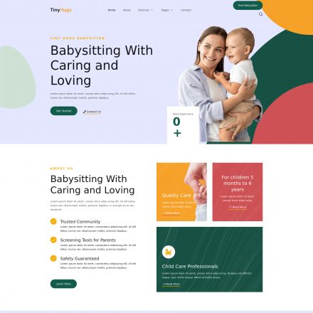 ThemeForest Tiny Hugs