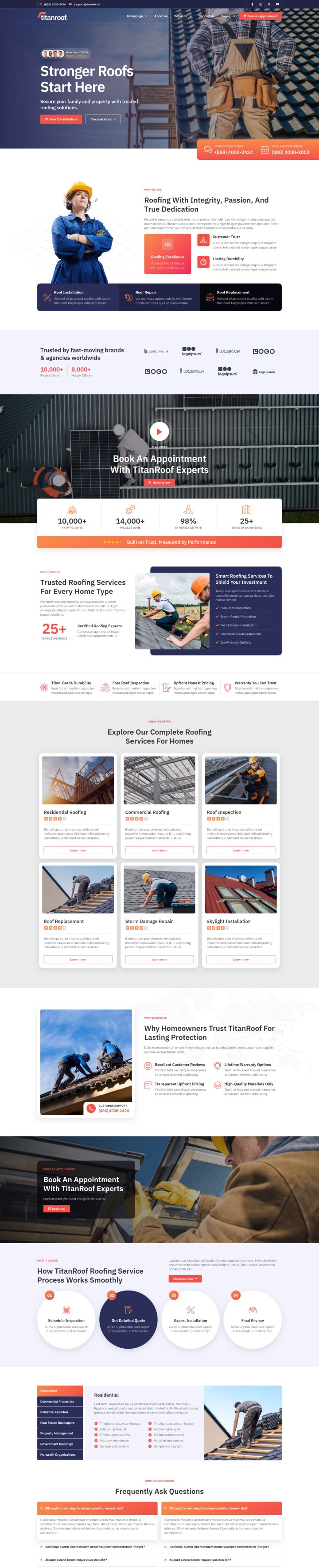WordPress шаблон ThemeForest TitanRoof