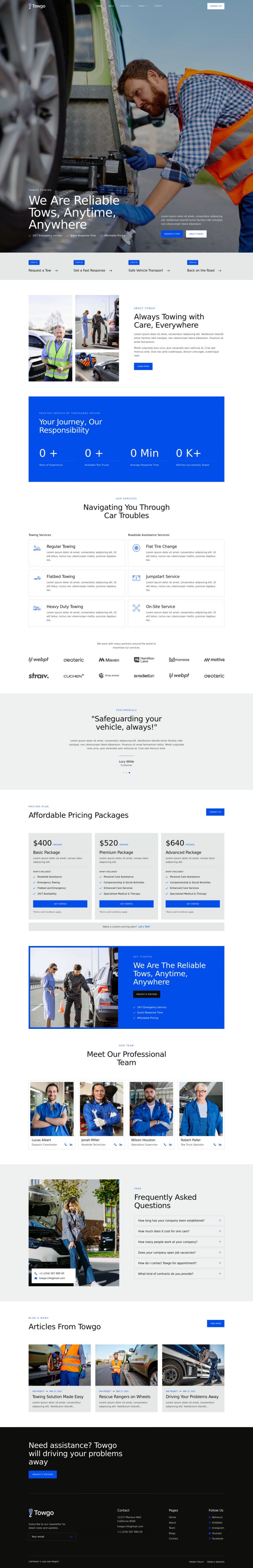 WordPress шаблон ThemeForest Towgo