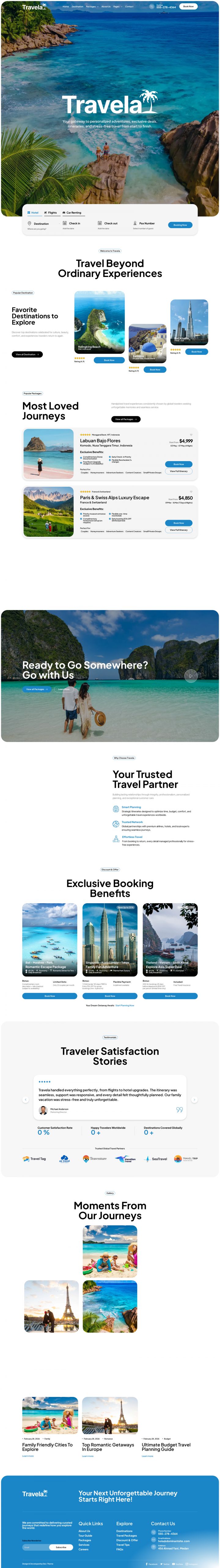 WordPress шаблон ThemeForest Travela