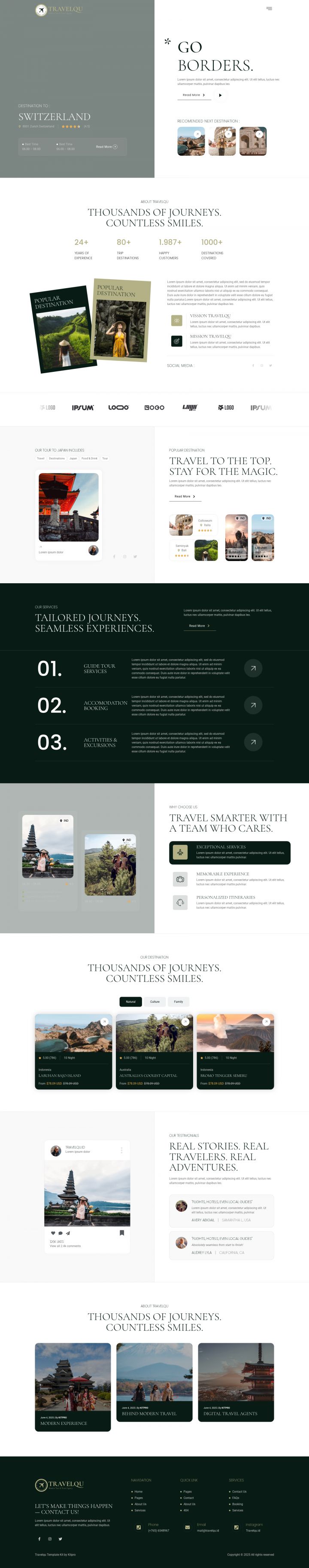 WordPress шаблон ThemeForest Travelqu