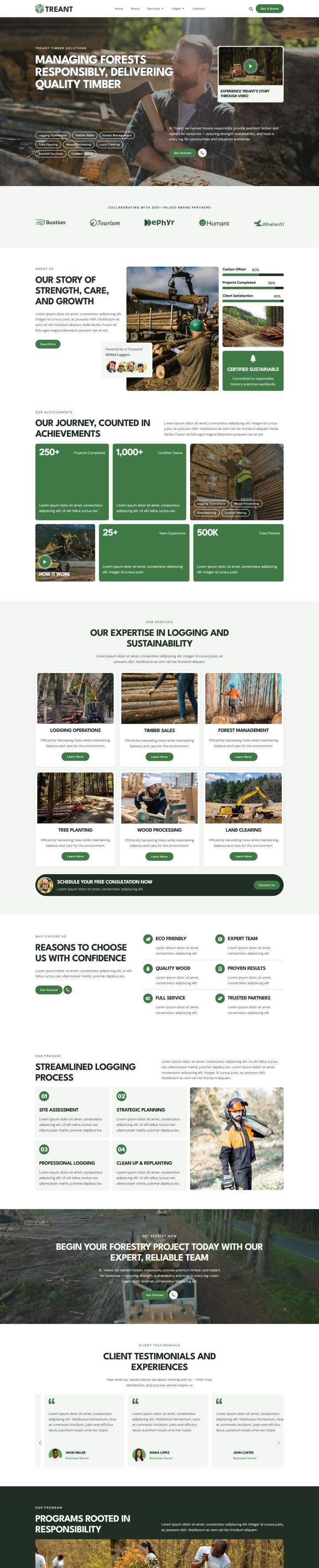 WordPress шаблон ThemeForest Treant