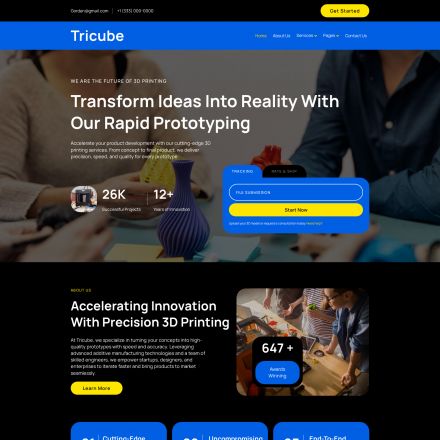 ThemeForest Tricube