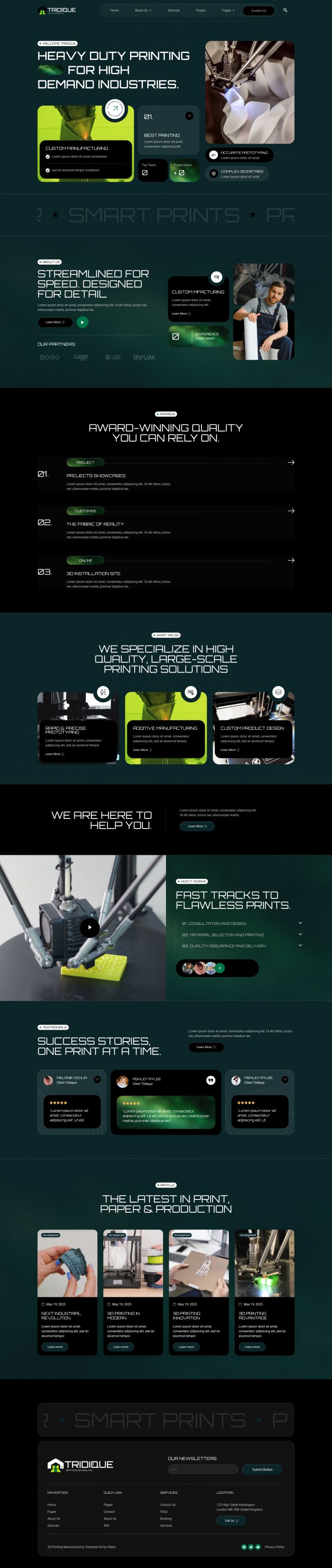 WordPress шаблон ThemeForest Tridique