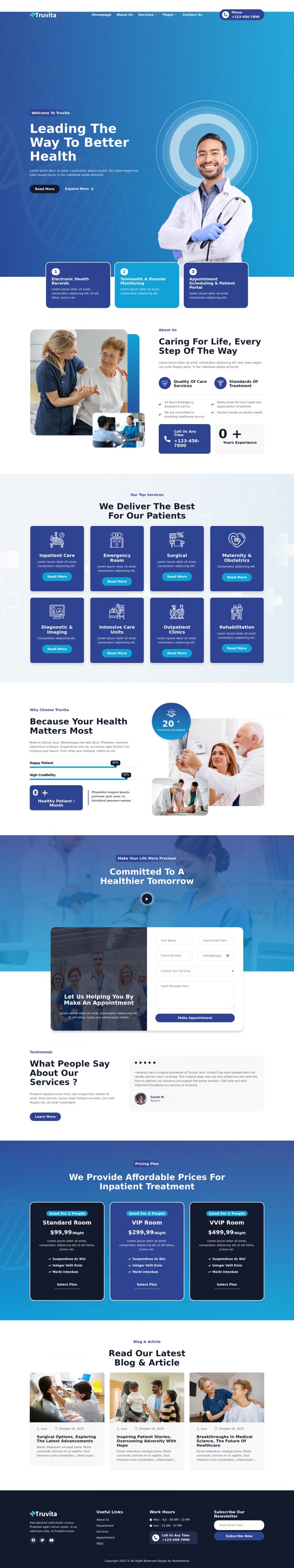 WordPress шаблон ThemeForest Truvita