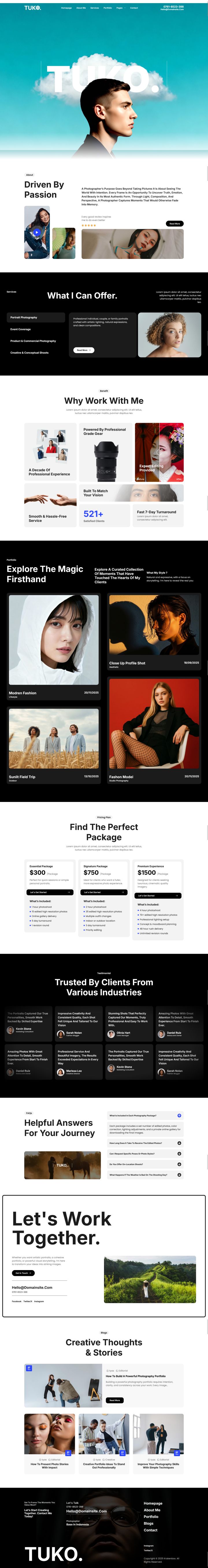 WordPress шаблон ThemeForest Tuko