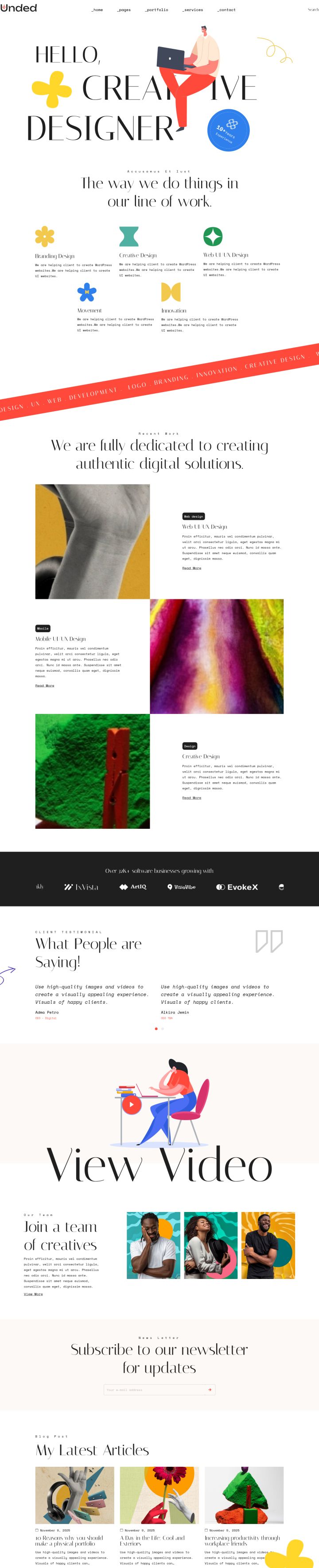 Шаблон ThemeForest Unded WordPress шаблон ThemeForest Unded