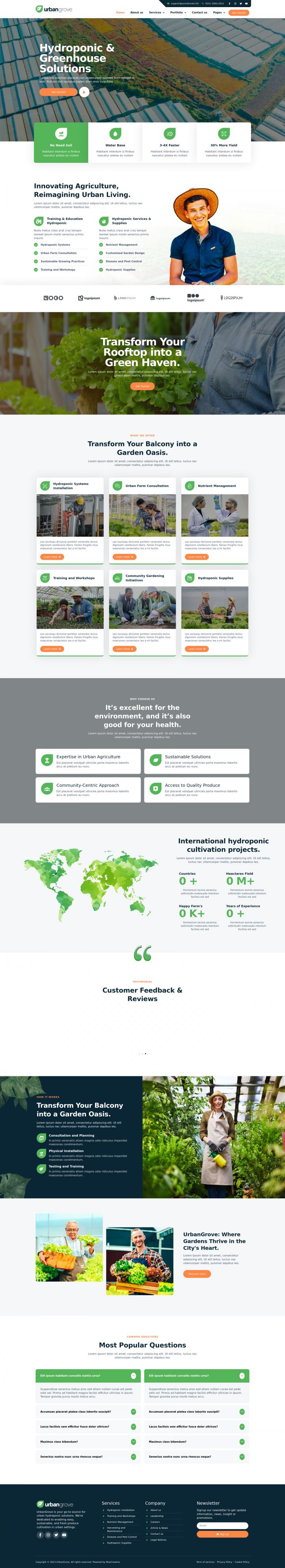 WordPress шаблон ThemeForest UrbanGrove