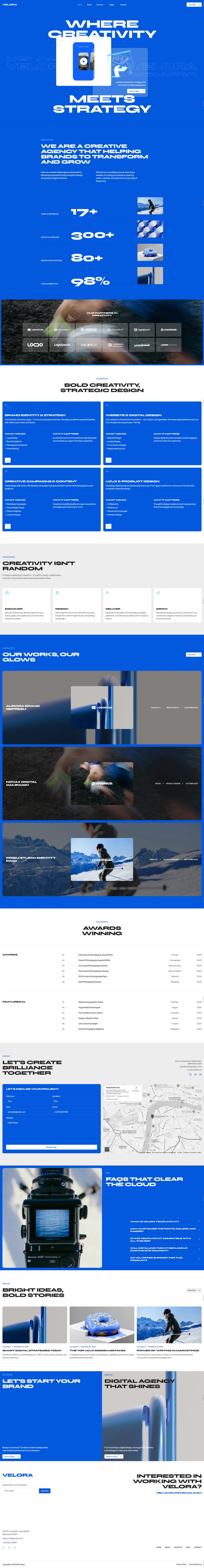 WordPress шаблон ThemeForest Velora