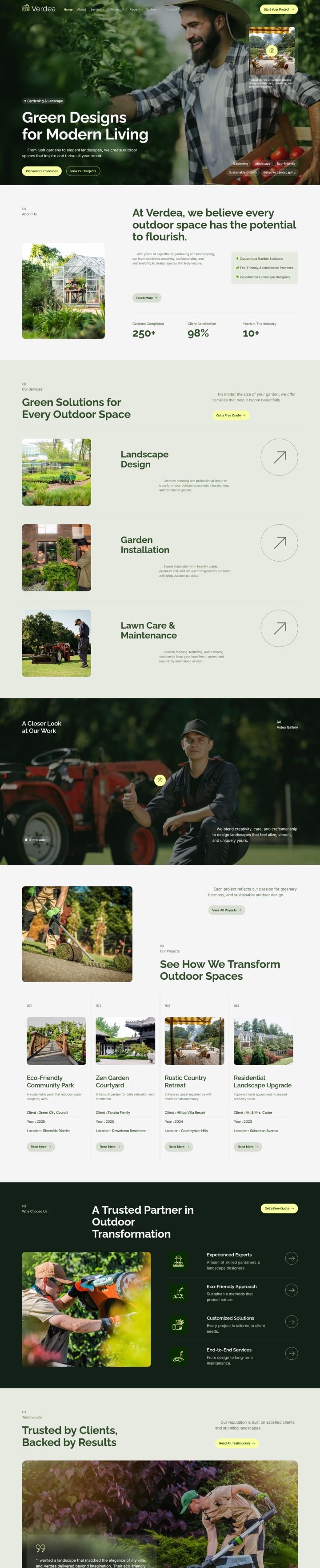 WordPress шаблон ThemeForest Verdea