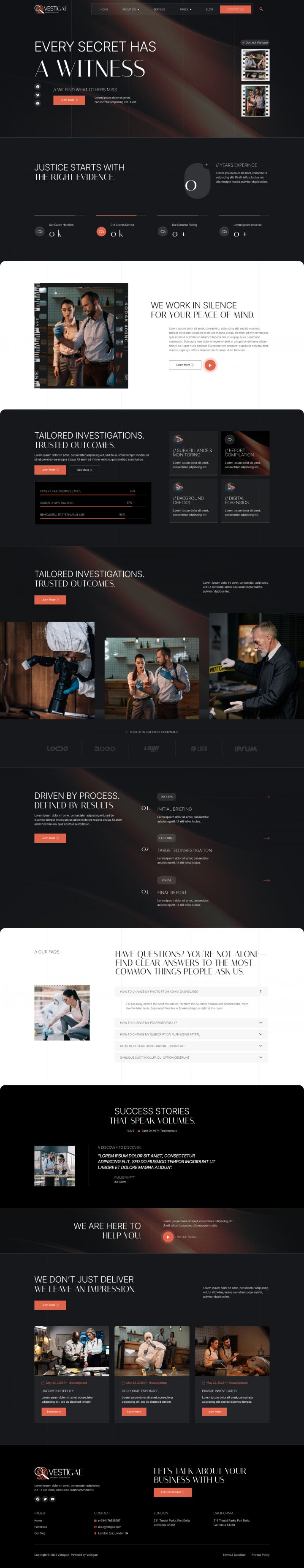 WordPress шаблон ThemeForest Vestigae