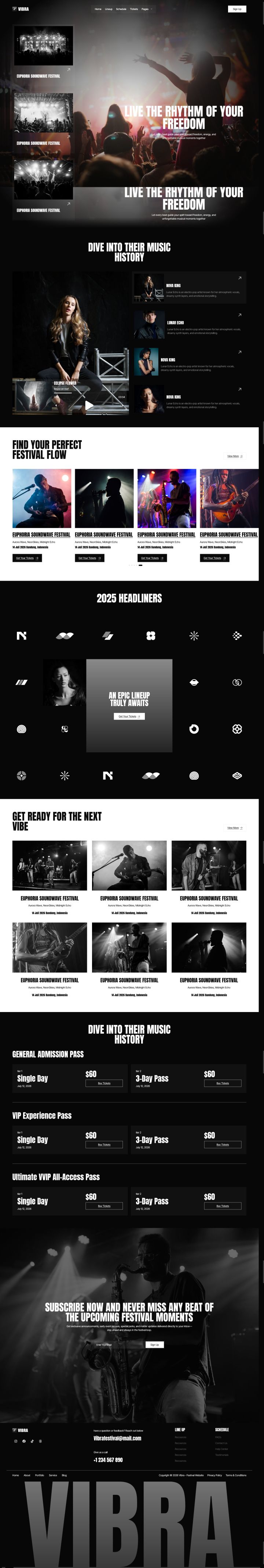 WordPress шаблон ThemeForest Vibra