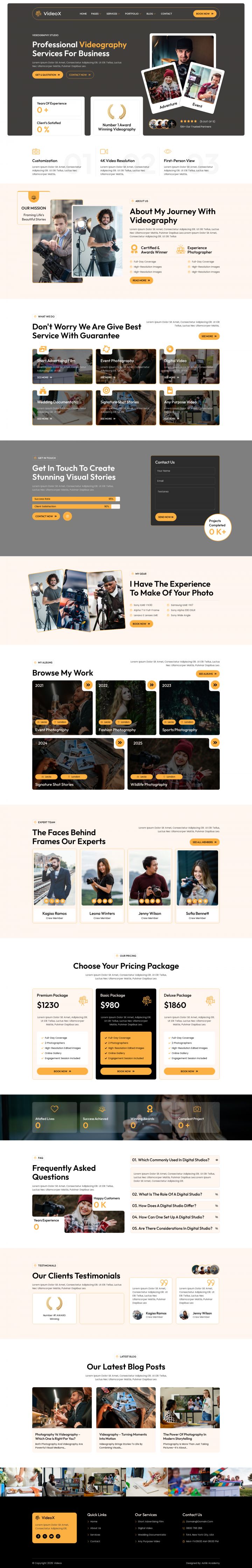 WordPress шаблон ThemeForest Videox