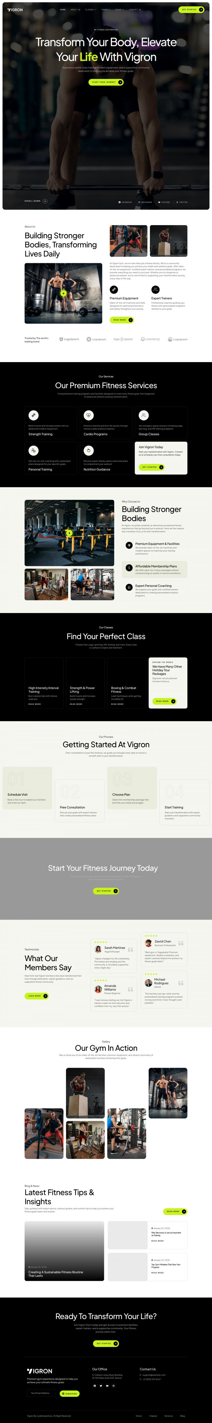 WordPress шаблон ThemeForest Vigron