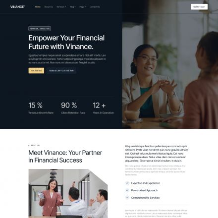 ThemeForest Vinance