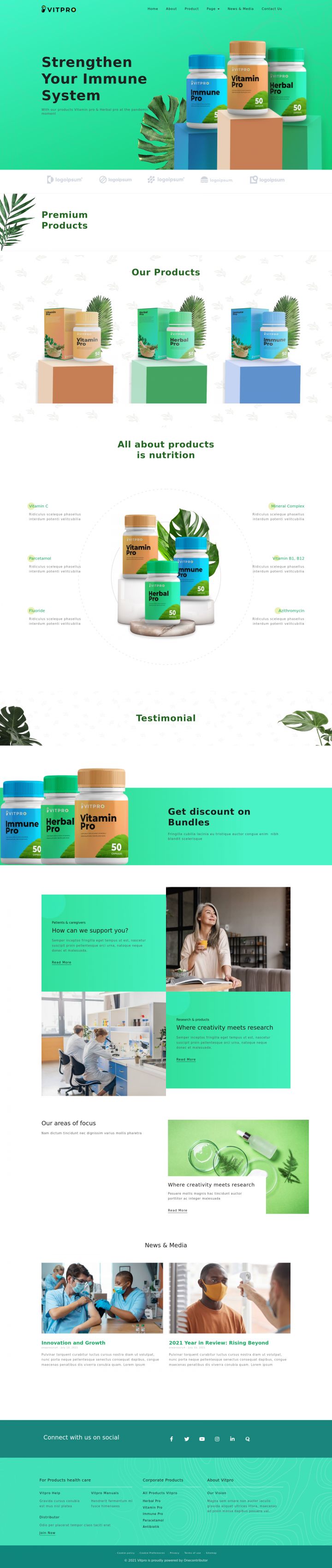 WordPress шаблон ThemeForest Vitpro