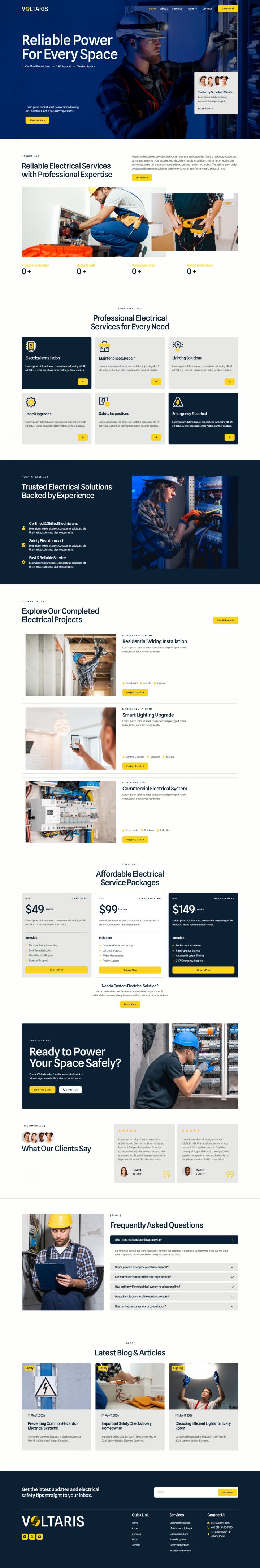 WordPress шаблон ThemeForest Voltaris