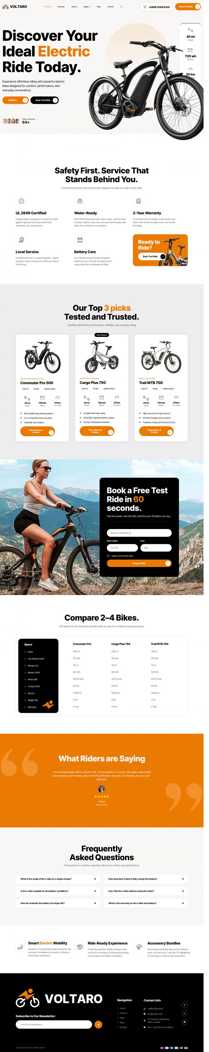 WordPress шаблон ThemeForest Voltaro
