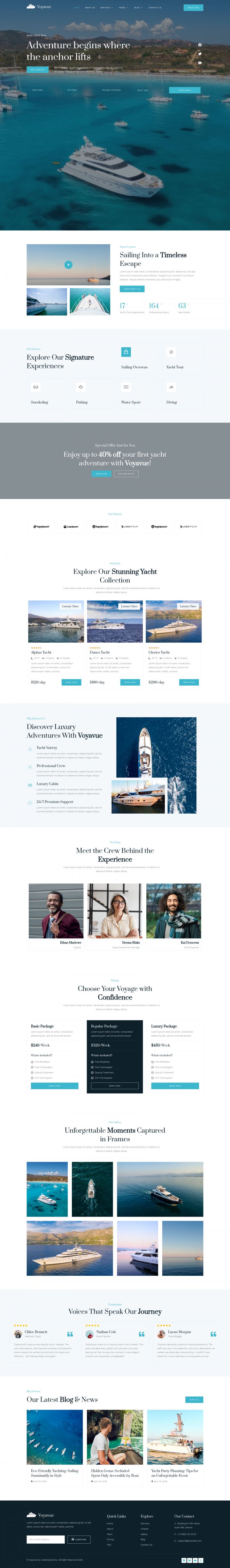 WordPress шаблон ThemeForest Voyavue