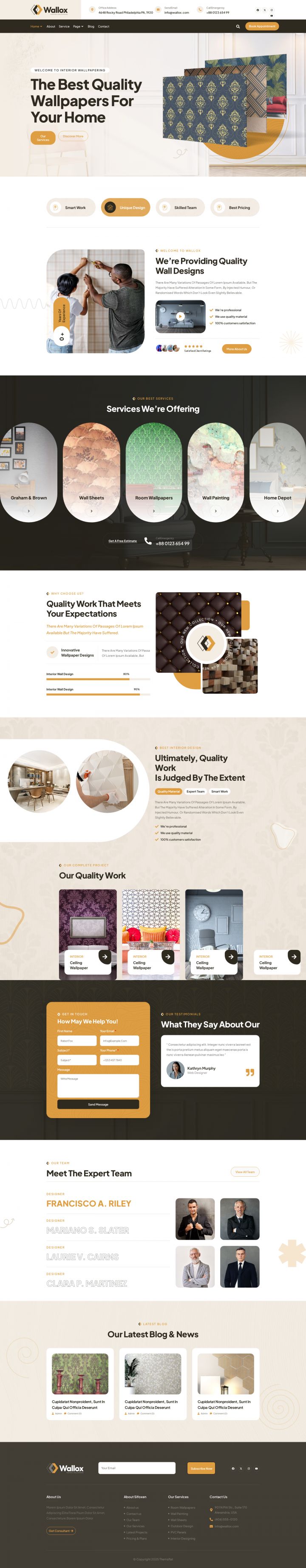WordPress шаблон ThemeForest Wallox