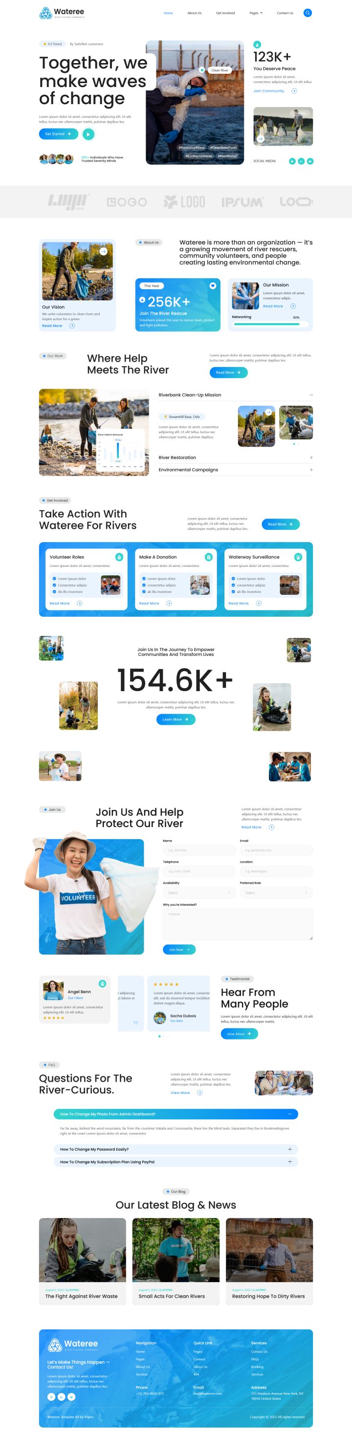 WordPress шаблон ThemeForest Wateree