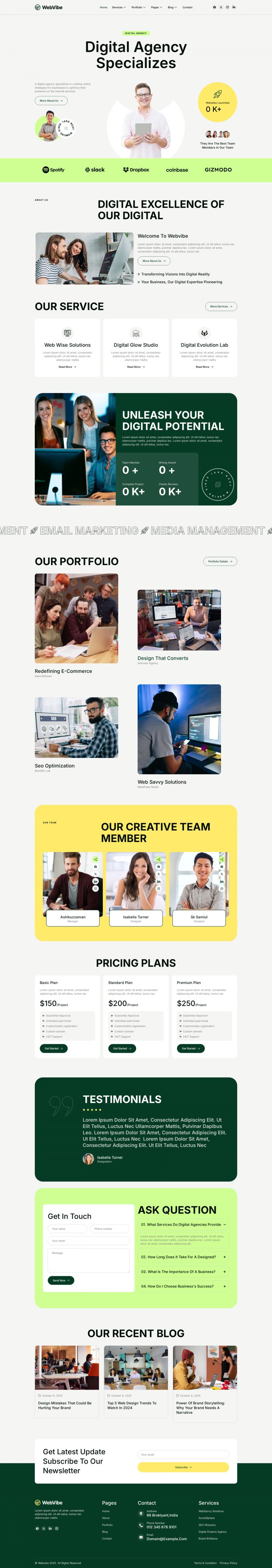 Шаблон ThemeForest Webvibe WordPress шаблон ThemeForest Webvibe