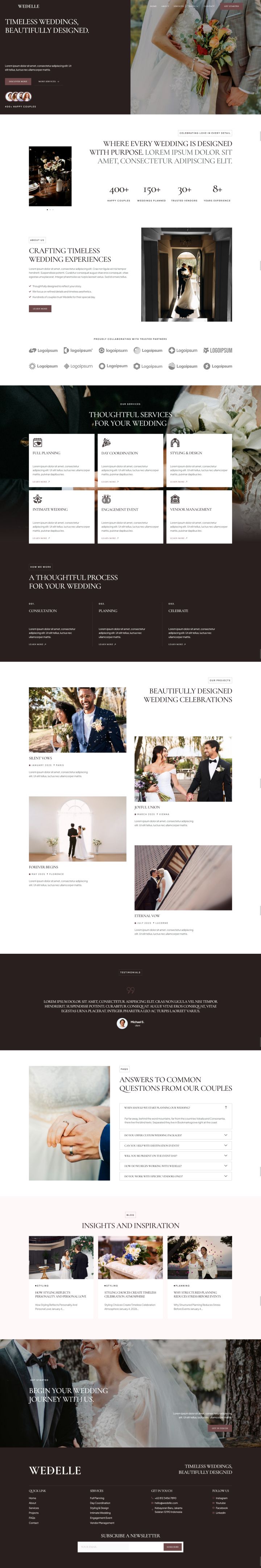 WordPress шаблон ThemeForest Wedelle