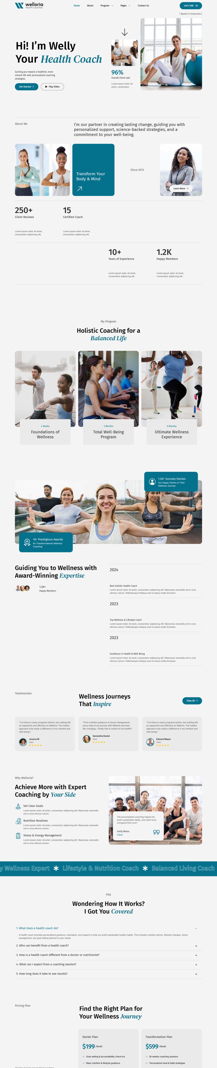 Шаблон ThemeForest Welloria WordPress шаблон ThemeForest Welloria