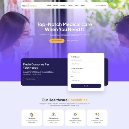 ThemeForest WiseDoctors