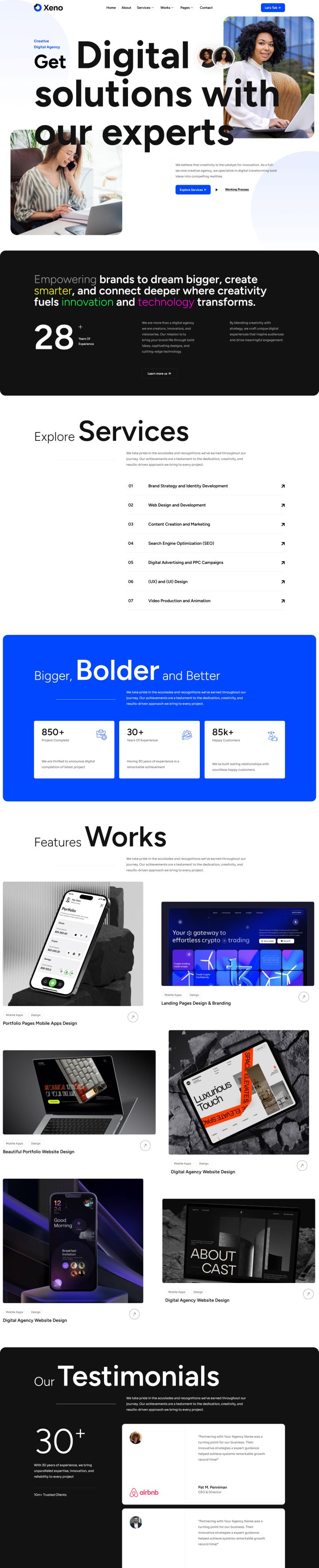 Шаблон ThemeForest Xeno WordPress шаблон ThemeForest Xeno