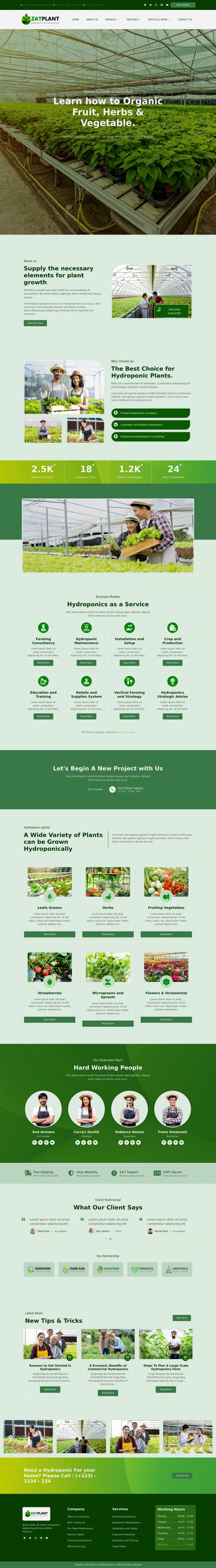 WordPress шаблон ThemeForest Zatplant