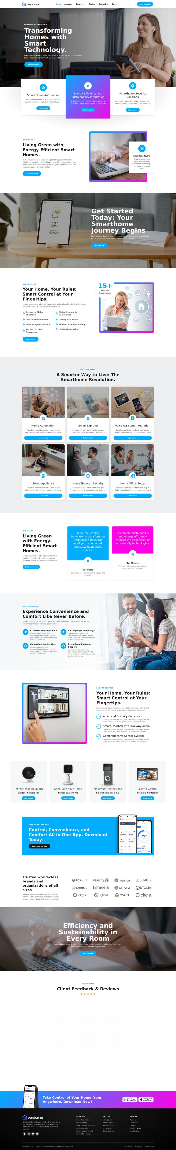 WordPress шаблон ThemeForest Zendomus