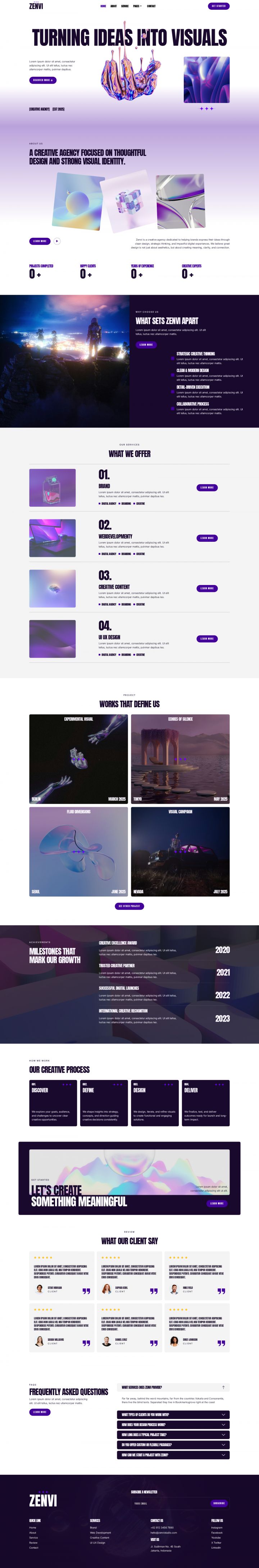 WordPress шаблон ThemeForest Zenvi